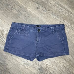 Express low rise shortie women’s shorts size 6